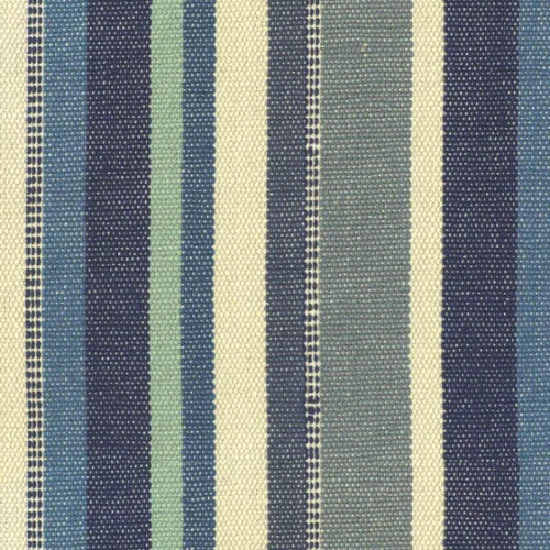 Waverly Fabrics Malabar Stripe Lagoon Blue Cream Vintage Heavy Luggage Stripe