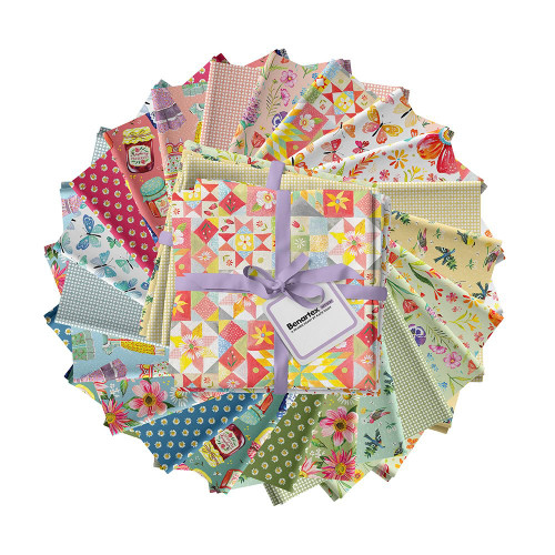 Benartex Fabrics A Prairie Heart Katie Daisy 23 Fat Quarters