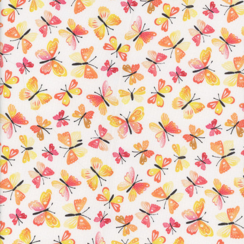 Benartex Fabrics A Prairie Heart Katie Daisy Rustic Flutter Peach Jam Purple White