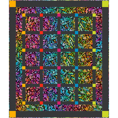 Moda Fabrics Radiant Garden Trellis Quilt Kit