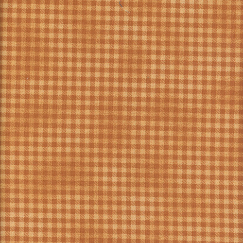 Henry Glass Fabrics Pennyberry Farm Kim Diehl Orange Gingham