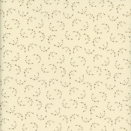 Henry Glass Fabrics Pennyberry Farm Kim Diehl Cream Confetti Crescents