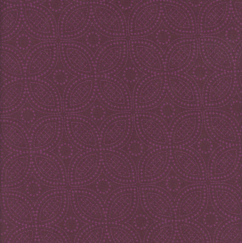 Benartex Fabrics Seaside Garden Shelley Cavanna Nightshade Aubergine