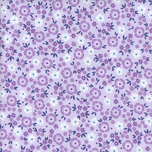 Benartex Fabrics Seaside Garden Shelley Cavanna Beachcomber Lilac
