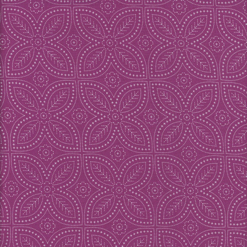 Benartex Fabrics Seaside Garden Shelley Cavanna Foliage Belladonna