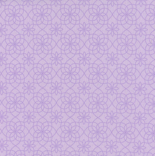 Benartex Fabrics Seaside Garden Shelley Cavanna Garden Gate Lilac