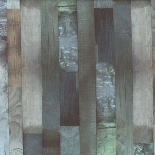 Studio E Fabrics Out of the Woodwork Funny Girl Turquoise Hardwood Floor Ombre