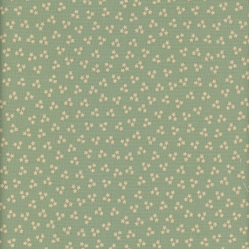 Henry Glass Fabrics Pennyberry Farm Kim Diehl Light Aqua Star Sprinkles