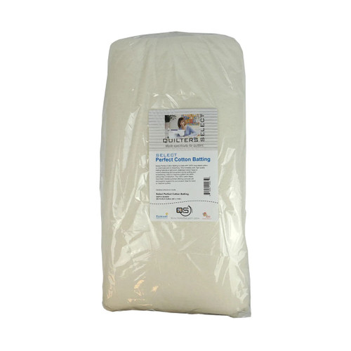 Quilters Select Perfect Cotton Queen Size Quilt Batting