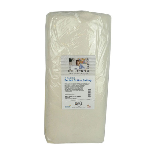 Quilters Select Perfect Cotton Twin Size Quilt Batting