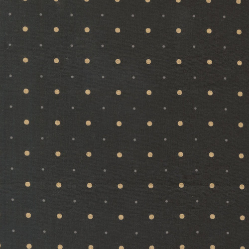 Moda Fabrics Posh BasicGrey Onyx Noir Dot Grid
