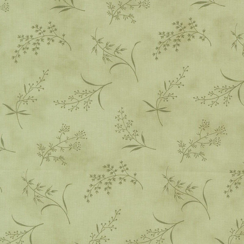 Moda Fabrics Ambiance 3 Sisters Mist Aqua Silhouettes Florals