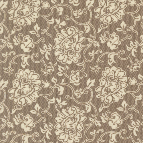 Moda Fabrics Posh BasicGrey Shadow Mist Jacobean Flower