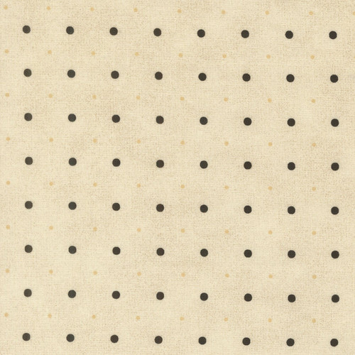 Moda Fabrics Posh BasicGrey Ivory Whisper Dot Grid