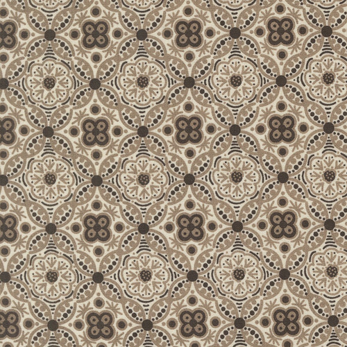 Moda Fabrics Posh BasicGrey Shadow Mist Ornate Tile