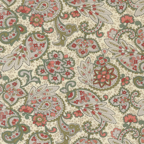 Moda Fabrics Ambiance 3 Sisters Porcelain Paisley