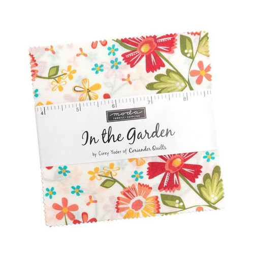 Moda Fabrics In The Garden Corey Yoder Charm Pack 5 Inch