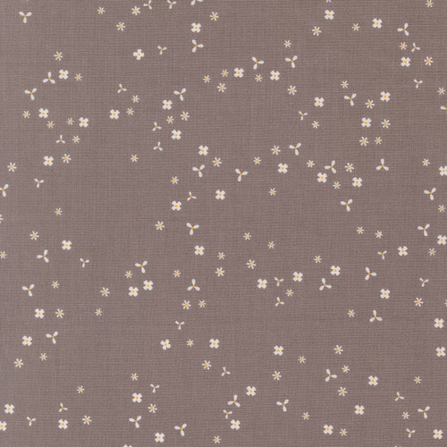 Moda Fabrics In The Garden Corey Yoder Slate Grey Flutter Floral