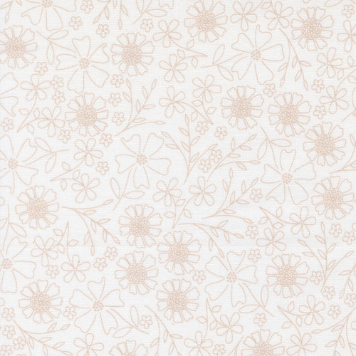 Moda Fabrics In The Garden Corey Yoder Stone Natural Garden Sketch Florals
