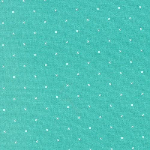 Moda Fabrics In The Garden Corey Yoder Bermuda Aqua Tiny Peel