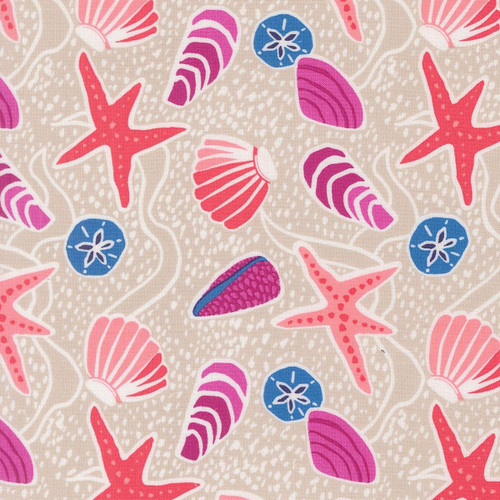 Moda Fabrics Reef Kate Spain Sea Shells Sand