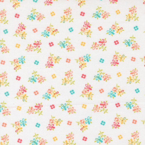 Moda Fabrics In The Garden Corey Yoder Off White Love Me Florals