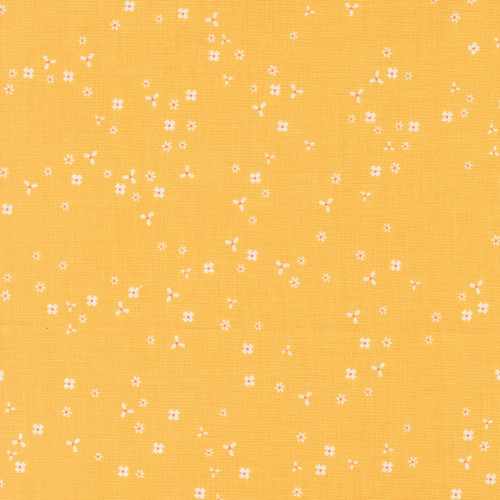 Moda Fabrics In The Garden Corey Yoder Goldenrod Yellow Flutter Floral