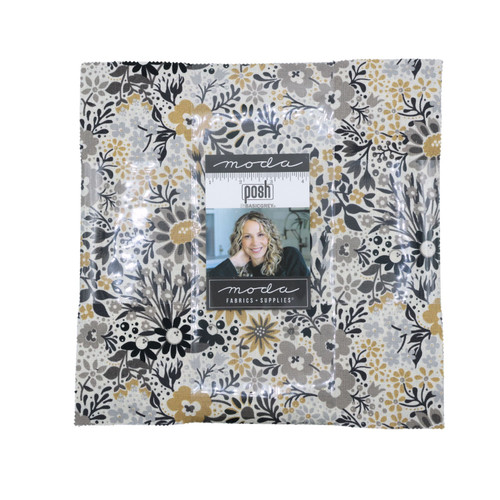 Moda Fabrics Posh BasicGrey Layer Cake 10 Inch Squares