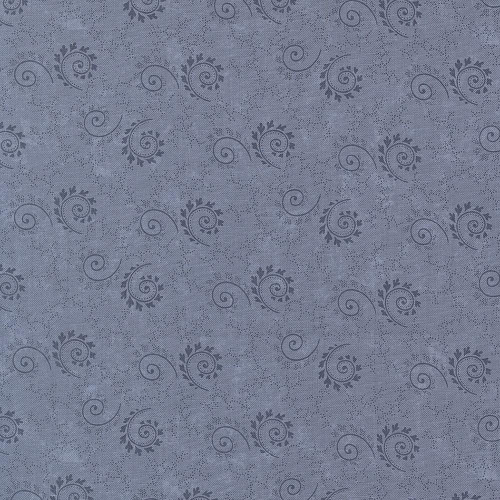 Moda Fabrics Bluebirds Nest Kansas Troubles Quilters Light Blue Blue Swirls Twirls