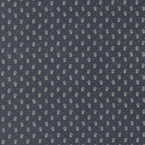 Moda Fabrics Bluebirds Nest Kansas Troubles Quilters Blue Blue Tiny Buds Small Floral