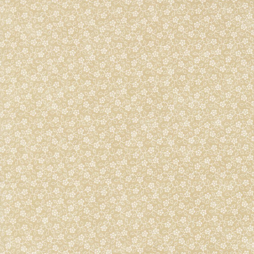 Moda Fabrics Bluebirds Nest Kansas Troubles Quilters Tan Tonal White on White Flowering Vine fabric, intricate floral vine pattern on a beige background Moda Fabrics Bluebirds Nest Kansas Troubles Quilters Tan Tonal White on White Flowering Vine fabric, intricate floral vine pattern on a beige background