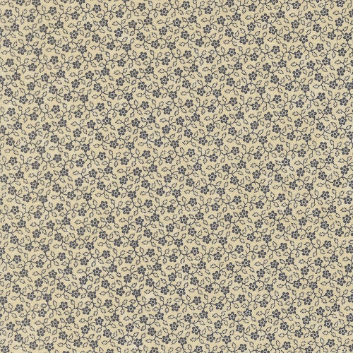 Moda Fabrics Bluebirds Nest Kansas Troubles Quilters Tan Blue Blue Flowering Vine