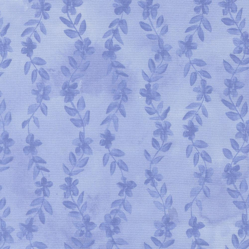 Moda Fabrics Sweet Cecily Janet Clare Hyacinth Blue Daphne Stripes Floral Vine Watercolor