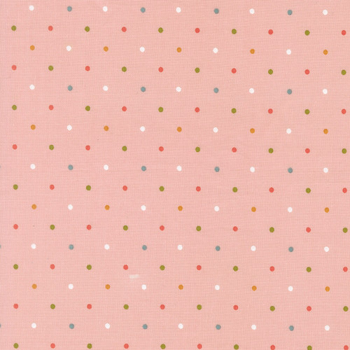 Moda Fabrics Wild Honey Lella Boutique Pink Carnation Pink Magic Dot Dot