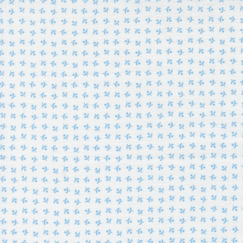 Moda Fabrics Blueprint Camille Roskelley White Harbor Blue Somerset