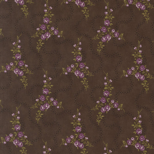 Moda Fabrics Collections Essence Howard Marcus Soil Brown Meandering Path
