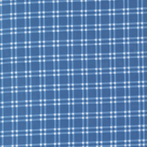 Moda Fabrics Blueprint Camille Roskelley Sea Blue Plaid Checks and Plaids