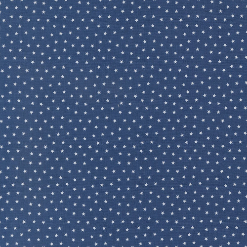 Moda Fabrics Blueprint Camille Roskelley Navy Blue Starlight Stars