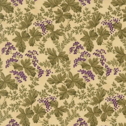 Moda Fabrics Collections Essence Howard Marcus Parchment English Ivy Flower Berries