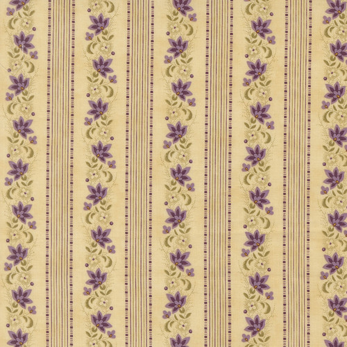 Moda Fabrics Collections Essence Howard Marcus Parchment Floral Stripe