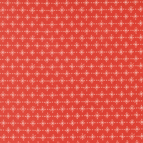 Moda Fabrics Rosie Fig Tree Co Twinkling Star  Strawberry Red