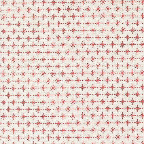 Moda Fabrics Rosie Fig Tree Co Twinkling Star  Whipped Cream Strawberry Red