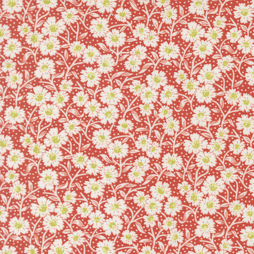Moda Fabrics Rosie Fig Tree Co Picnic Bloom Floral Strawberry Red