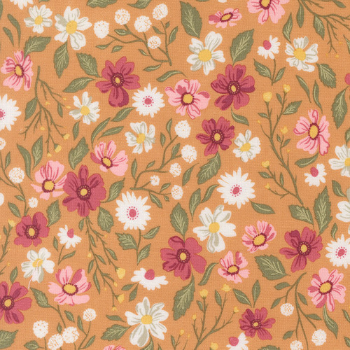 Moda Fabrics Wild Honey Lella Boutique Honey Gold Wildflower Dance Florals