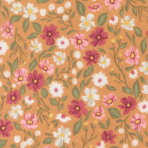 Moda Fabrics Wild Honey Lella Boutique Honey Gold Wildflower Dance Florals