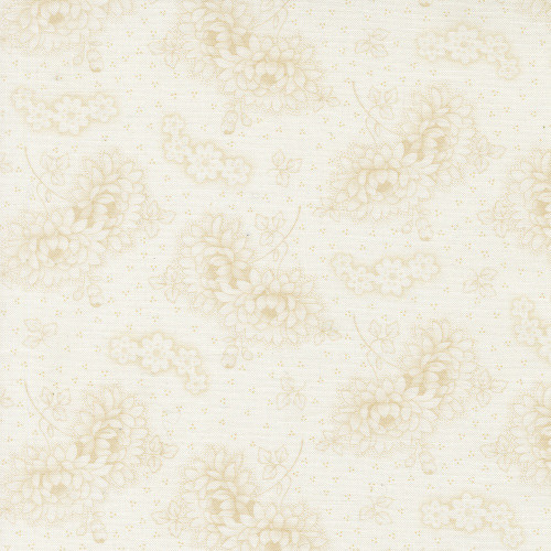 Moda Fabrics Rosie Fig Tree Co Vintage Linen Floral Whipped Cream