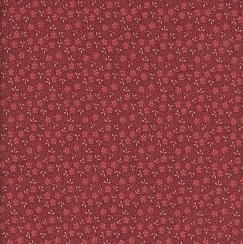 Andover Fabrics Always and Forever by Renee Nanneman Berry Red Flower Blossoms