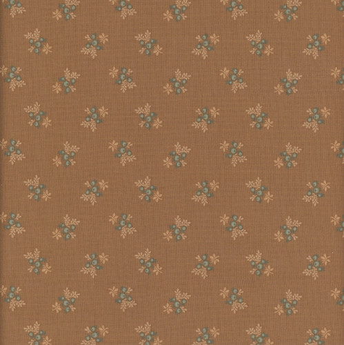 Andover Fabrics Always and Forever by Renee Nanneman Spice Brown Rosehips Floral