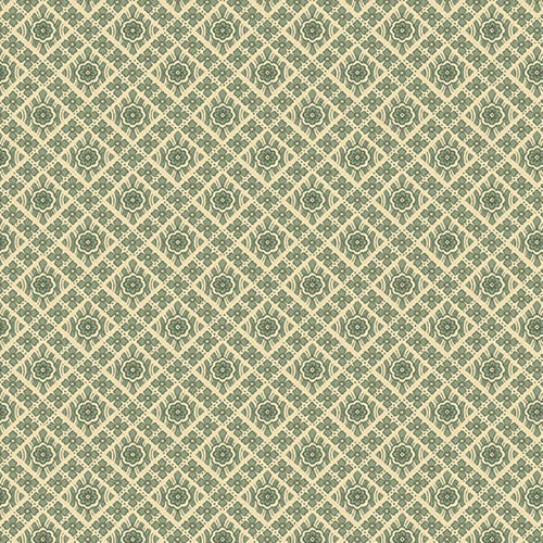Andover Fabrics Always and Forever by Renee Nanneman Hunter Green Sweetbriar Foilage Trellis, fabric pattern with intricate floral and foliage designs in hunter green on a light background. Andover Fabrics Always and Forever by Renee Nanneman Hunter Green Sweetbriar Foilage Trellis, fabric pattern with intricate floral and foliage designs in hunter green on a light background.
