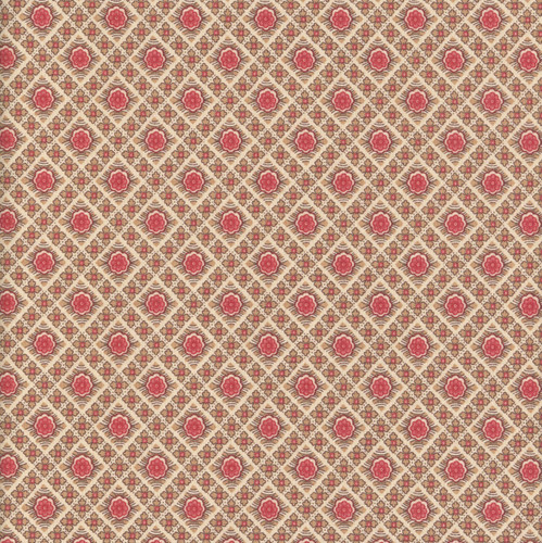 Andover Fabrics Always and Forever by Renee Nanneman Rose Pink Sweetbriar Foilage Trellis